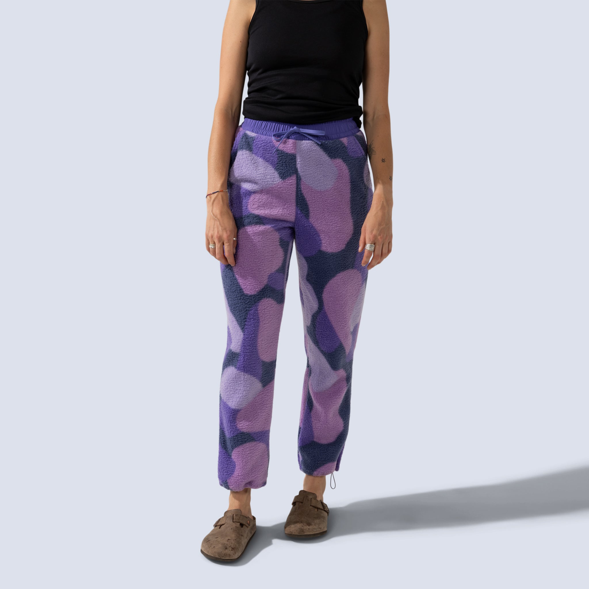[Grape Expectations] Danner Fleece Jogger grape expectations front crop view