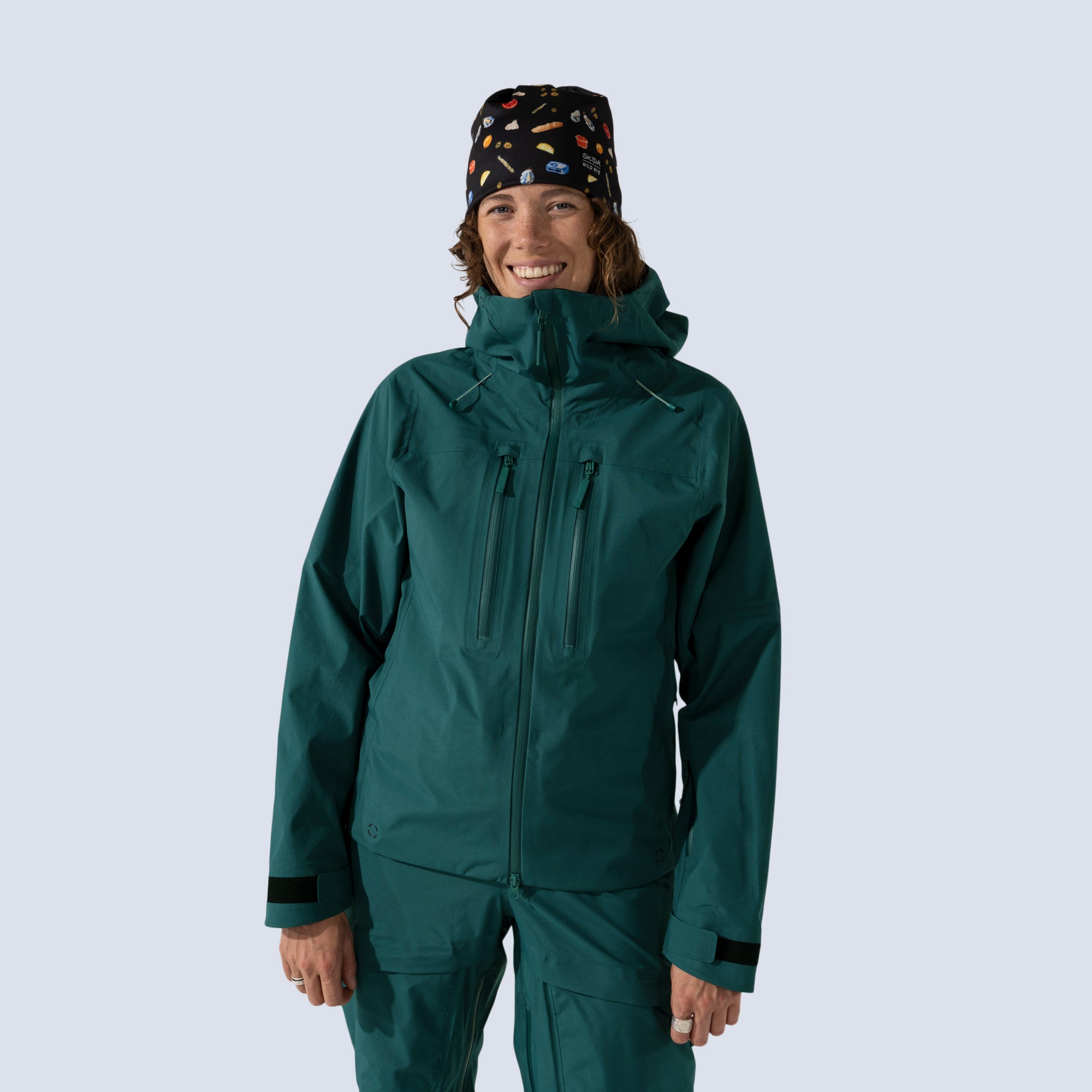 [Shaded Spruce] Heyburn 3L Jacket in shaded spruce, on model front crop view