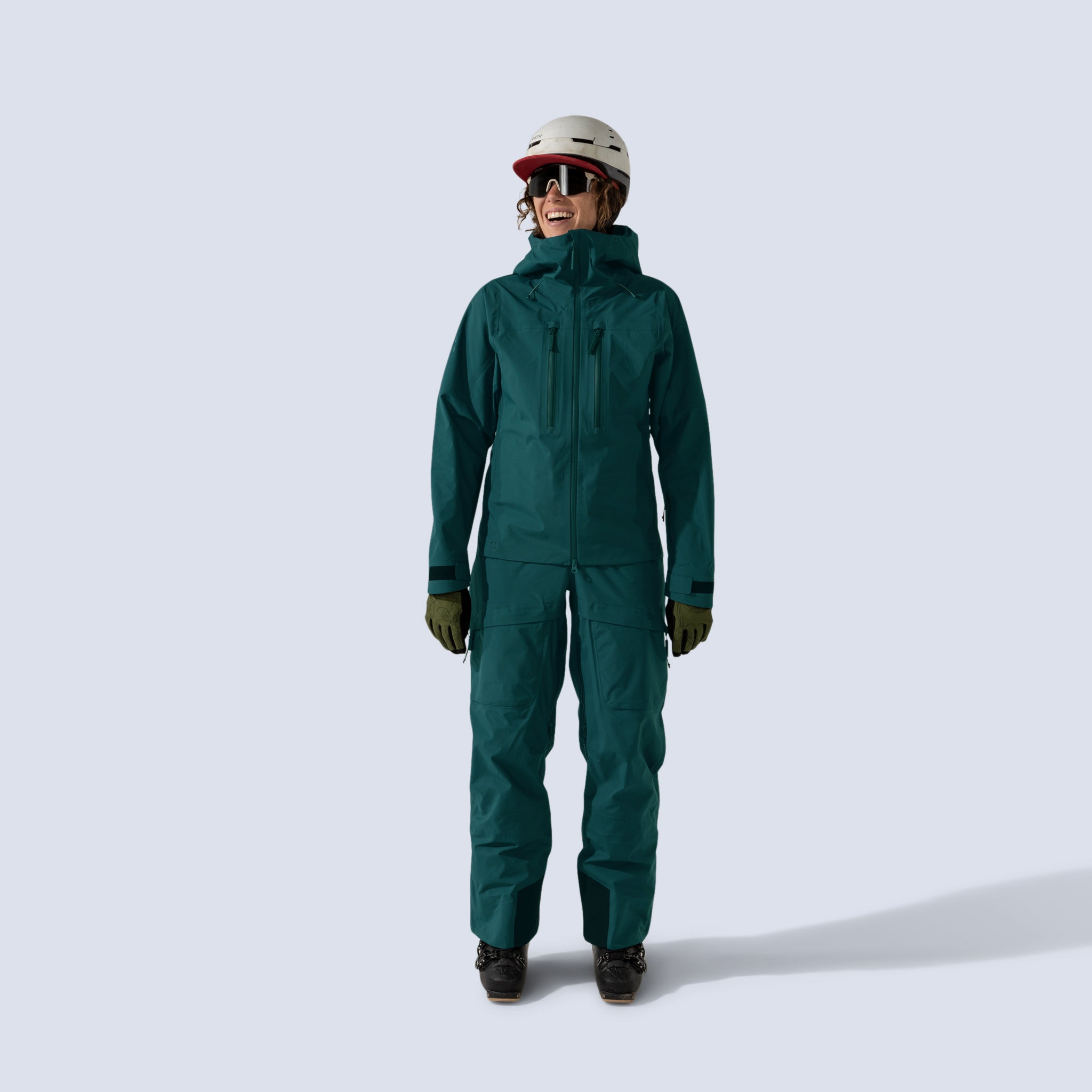 [Shaded Spruce] Heyburn 3L Jacket in shaded spruce, on model front full body view