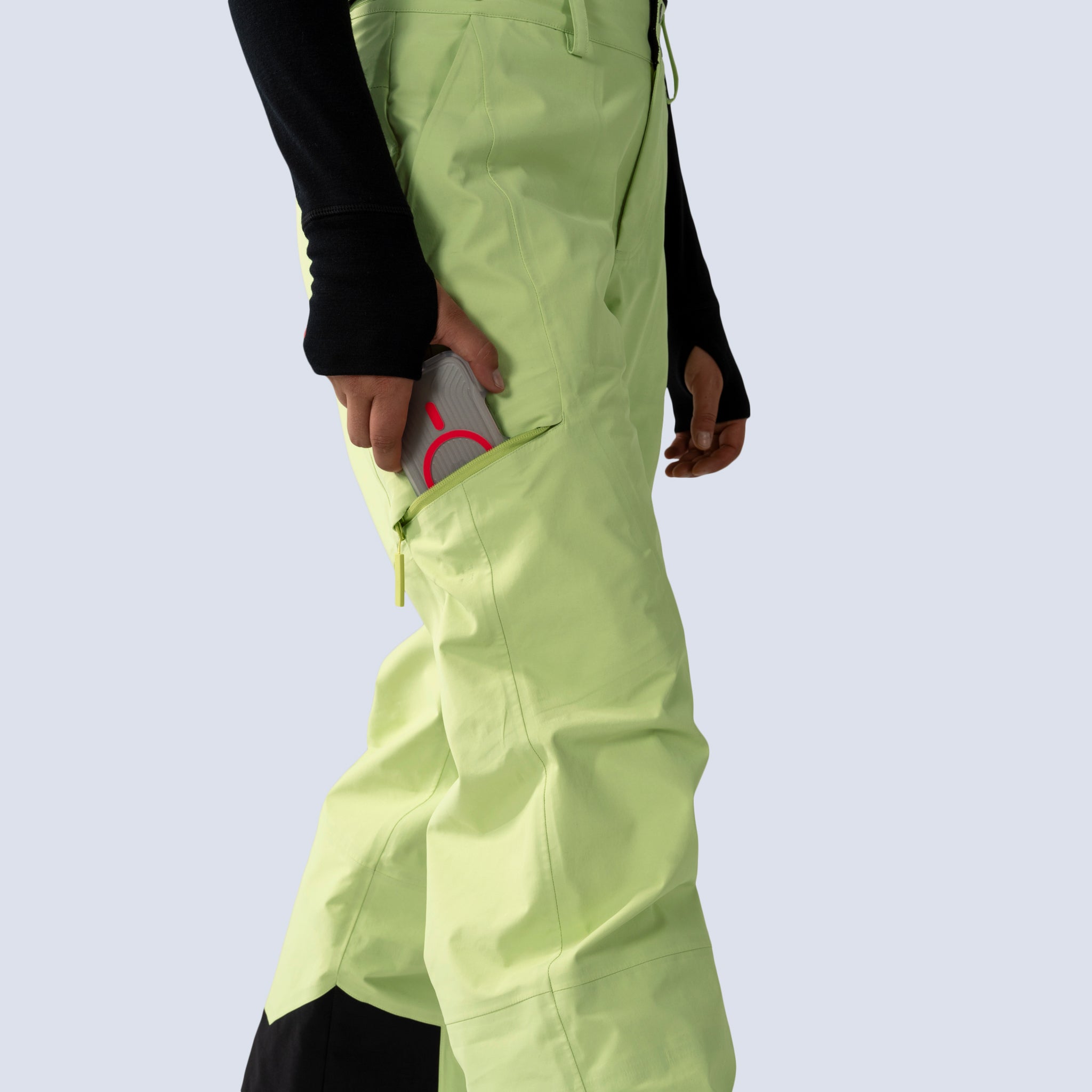 [Iced Matcha] Butterfield 3L pant in iced matcha, zippered side thigh pocket