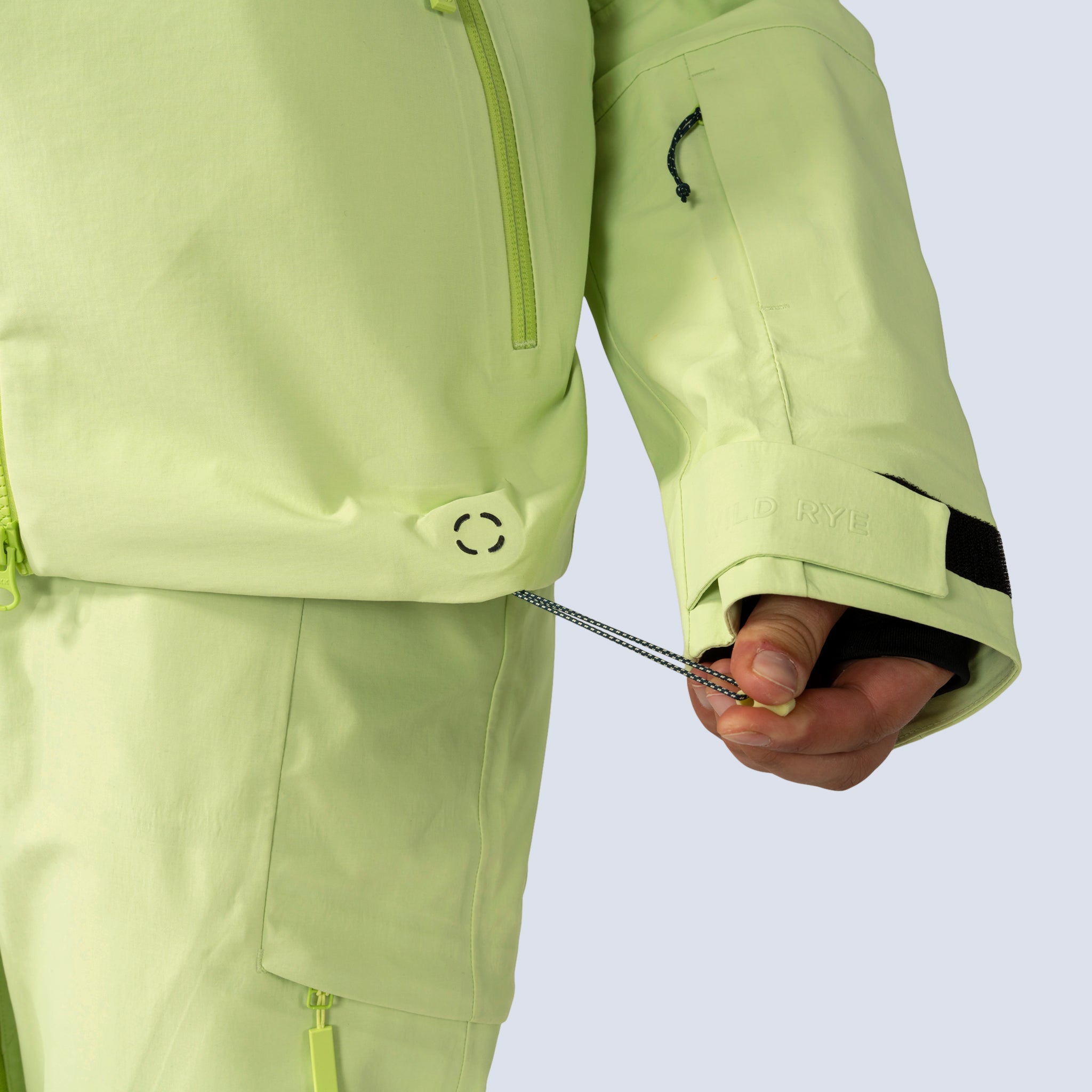 [Iced Matcha] Butterfield 3L jacket in iced matcha, hem cordlock cinch