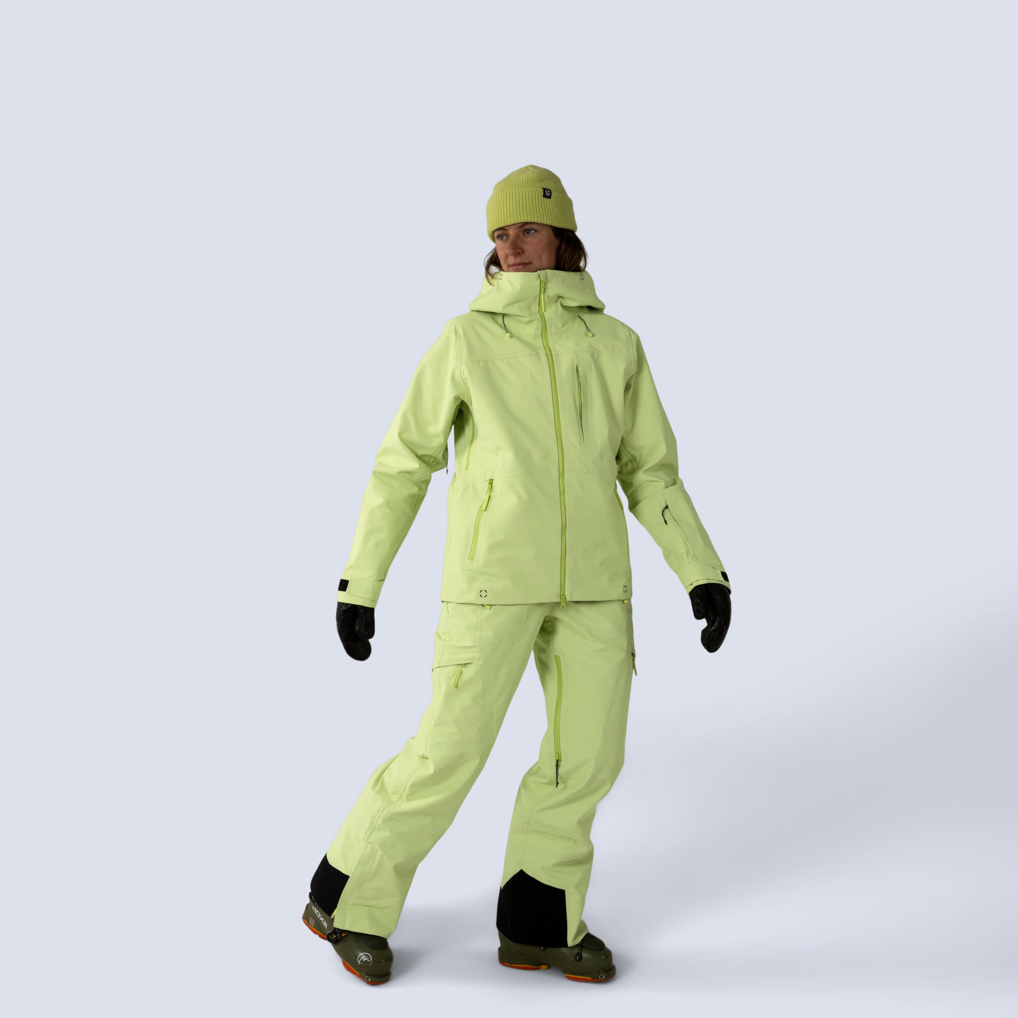 [Iced Matcha] Butterfield 3L jacket in iced matcha, on model front full body view