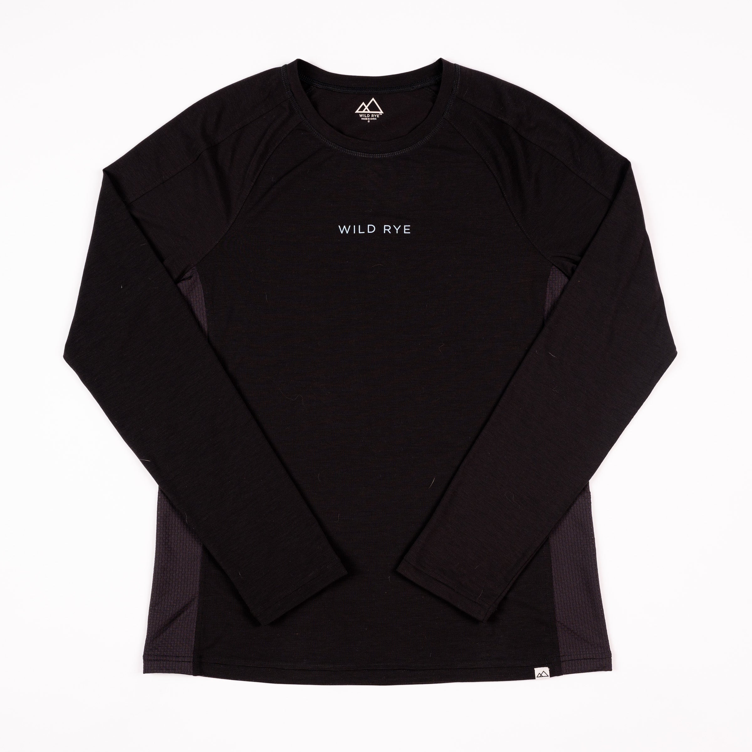 [True Black] Holly Jersey Black Flatlay