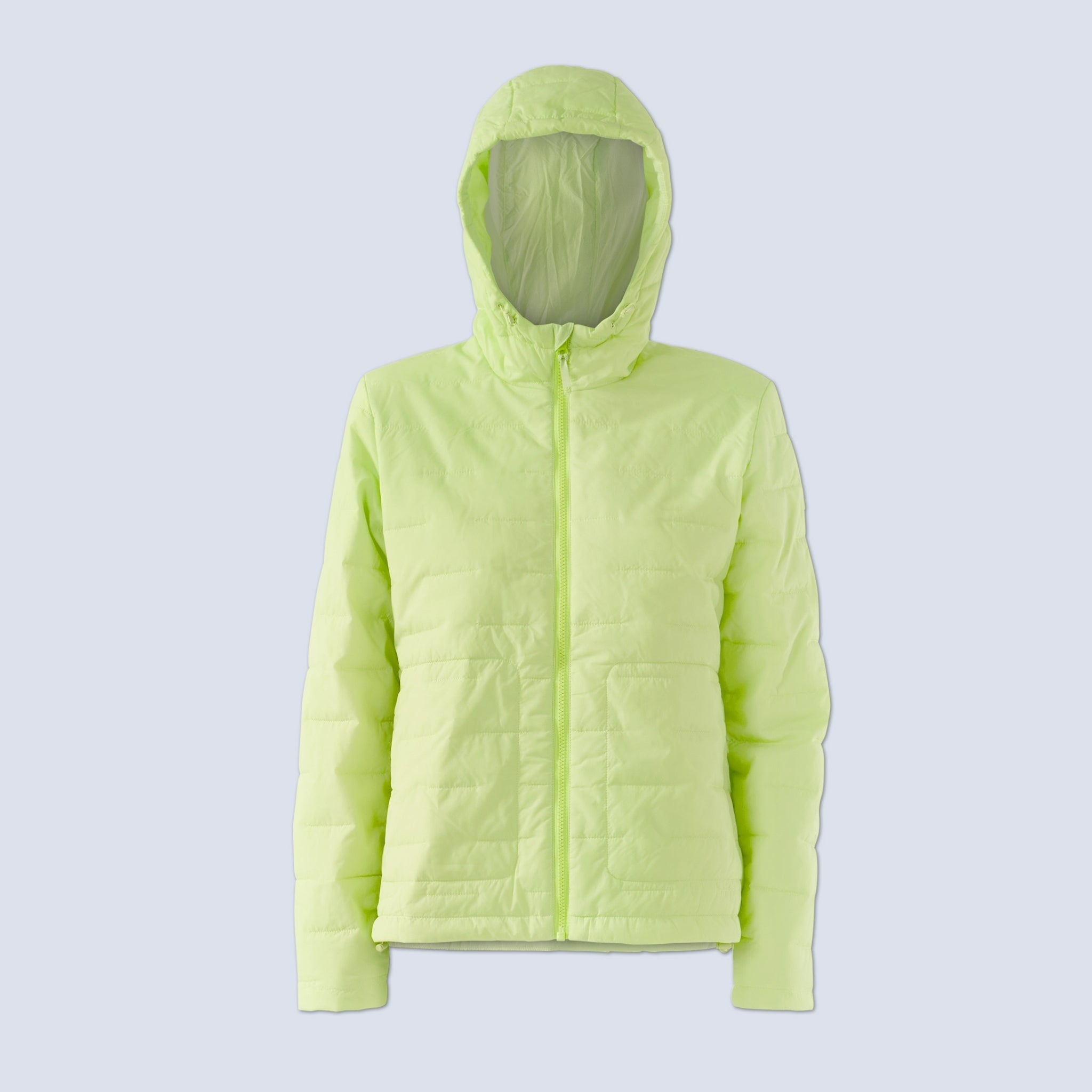 [Iced Matcha] Payette insulated jacket in matcha green, flatlay
