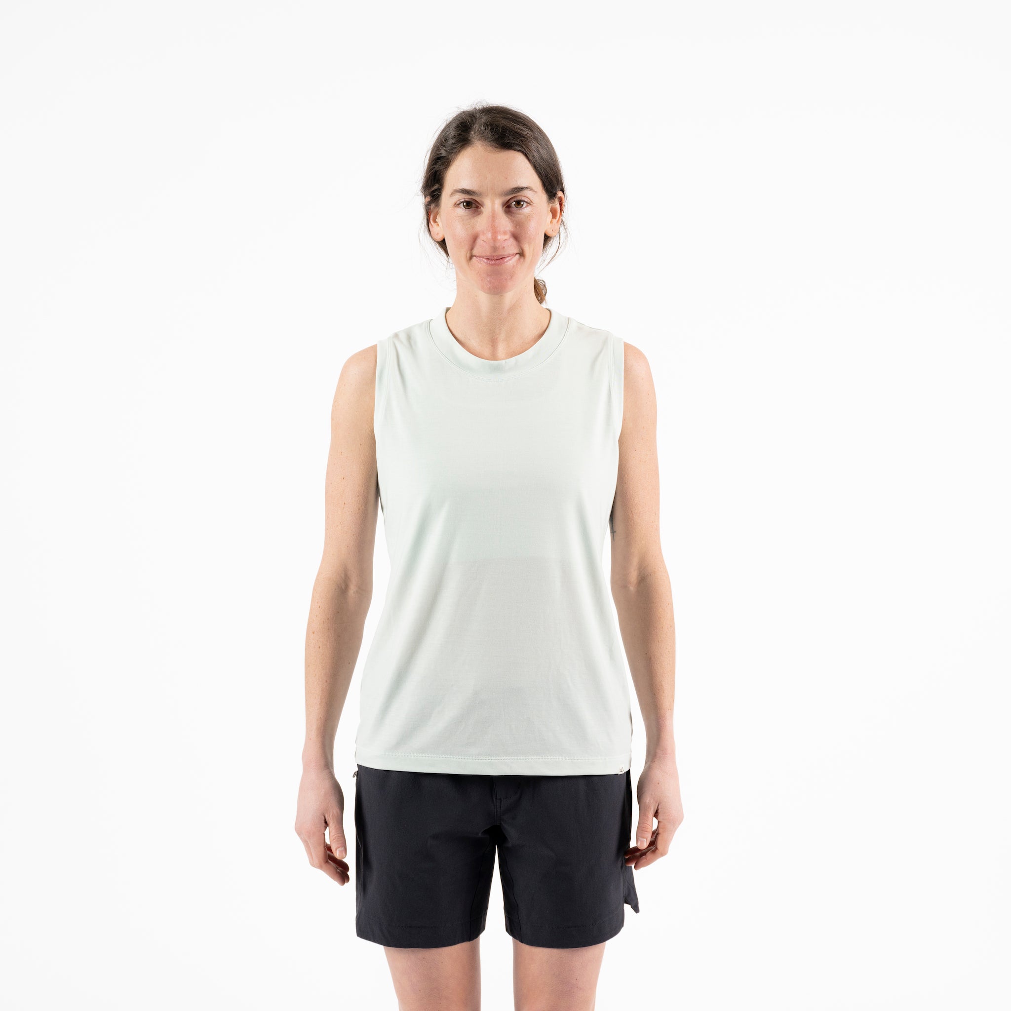 [Mist] Merritt Muscle Tank Mist Front View