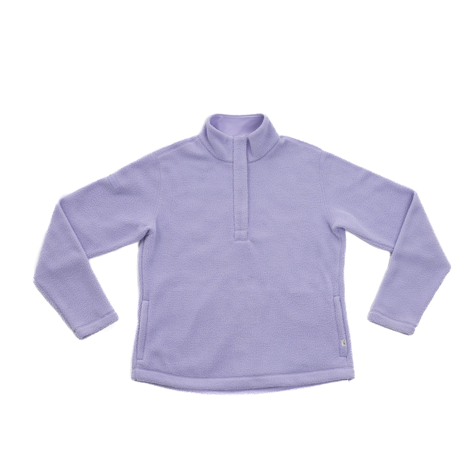 [Lilac] danner high-pile fleece pullover lilac flatlay