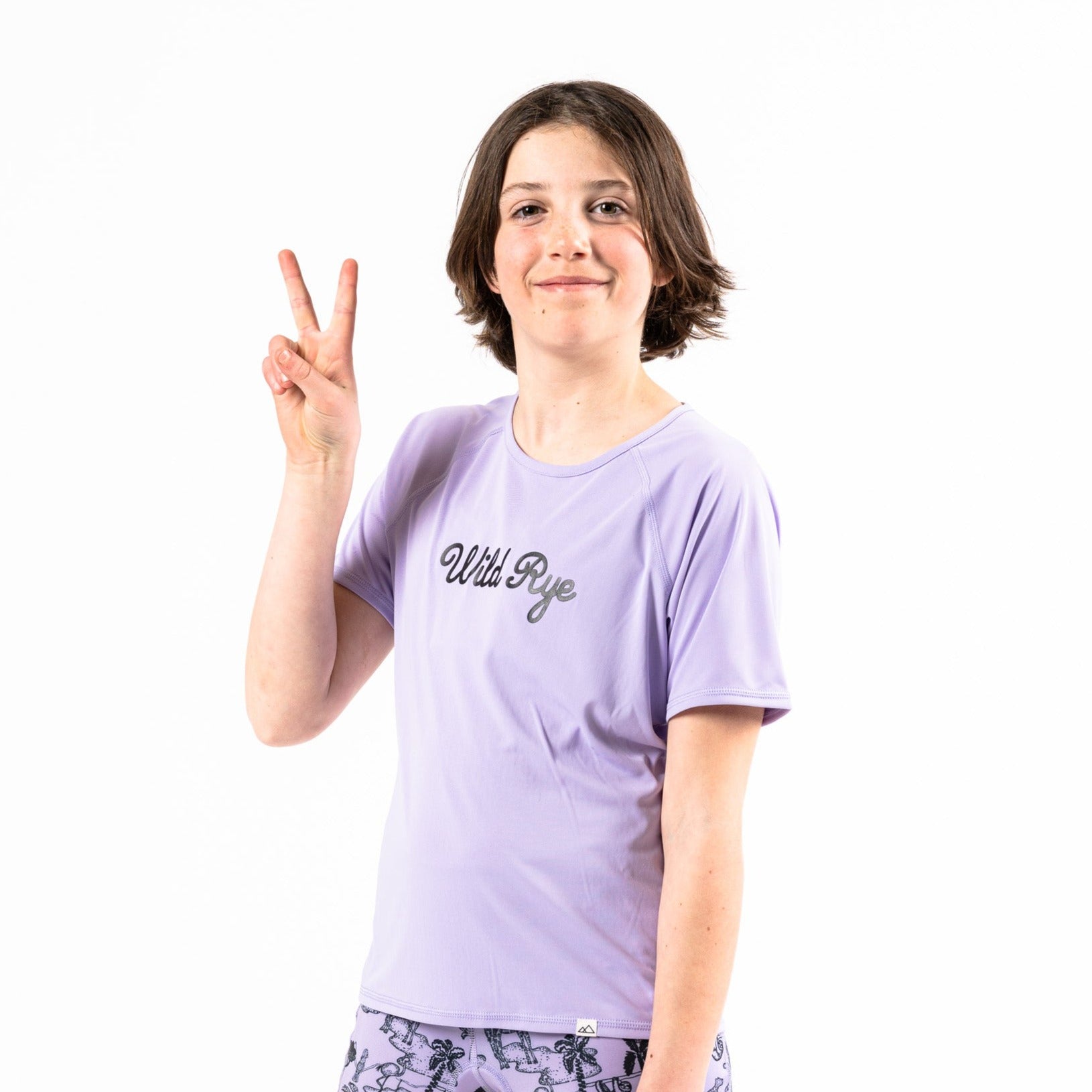 [Lilac] Skylar Girls Jersey lilac front view
